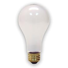 GE Lighting 72532 150-Watt A21 Rough Service Garage Lighting Bulb, 1-Pack