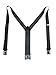 Perry Suspenders Mens Elastic Hook End Jacquard Dress Suspenders (Tall Available