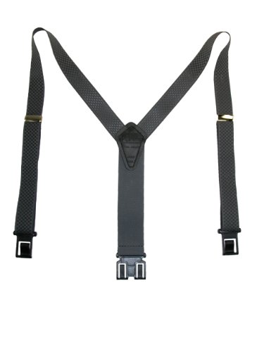 Perry Suspenders Mens Elastic Hook End Jacquard Dress Suspenders (Tall Available