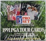 1991 ProSet PGA Golf Cards Unopened Box (36 packs/box, 12 cards/pack)- Loaded with PGA superstars like Jack Nicklaus, Arnold Palmer, Payne Stewart, and many more!