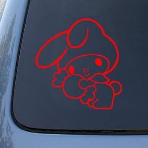 MY MELODY - Hello Kitty - Vinyl Decal Sticker #A1408 | Vinyl Color: Red