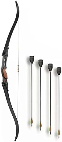 Archery Recurve Bow Handle Left&amp;Right Hand (Pull String With Left&amp;Right Hand Include 4pcs Soft Foam Broadheads)