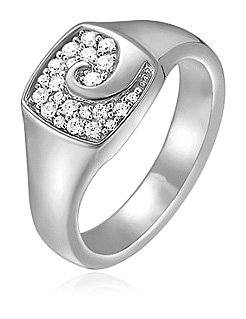 Pierre Cardin Damen-Ring Prevenances 925 Sterling Silber Gr. 58 (18.5) PCRG90356A180 Preisvergleich