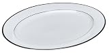 Nikko Ceramics Band of Platinum Oval Platter