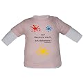 Baby / Kinder Langarmshirt mit Druck Ich kleckere nicht ich dekoriere in 3 Farben und 7 Gr��en