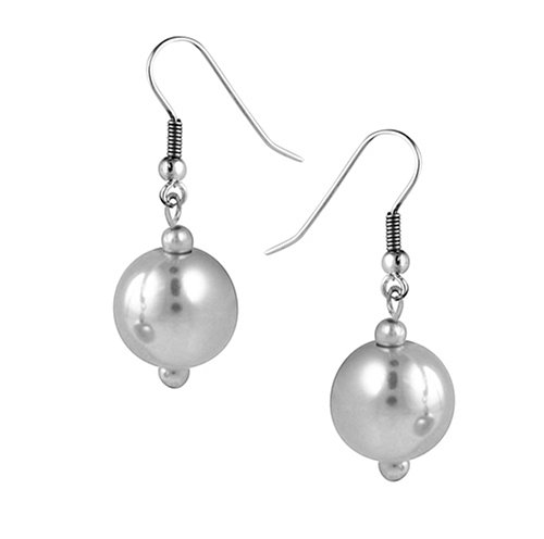 Sterling Silver Bead Drop Earrings