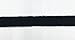 Trimplace Black 3/8 Inch Twill Tape - 18 yards