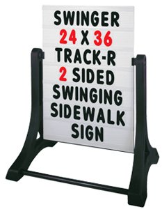 Swinger Standard Message Sidewalk Signs