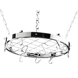 Hahn Chrome Round Ceiling Rack