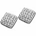 14kt White Gold Chic Cluster Diamond Earrings