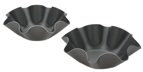 Chicago Metallic Gourmetware Nonstick Large Tortilla/Taco Shell Pans, Set of 2
