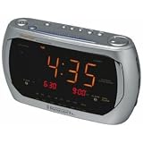 Emerson Radio Jumbo Triple Display Dual Alarm AM/FM Clock Radio with SmartSet Technology