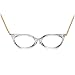 Black Cat Eye Glasses Necklace