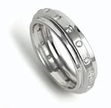 18K White Gold Diamond Ring, Enhanced with Bezel Set Diamonds.