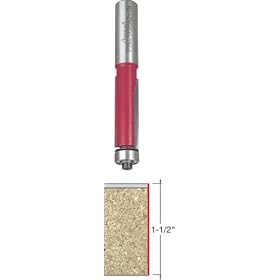 Freud 42-114 Bearing Flush Trim Bit 1 2 Diameter, 1 2 shank with TiCo Hi-Density Carbide by Freud