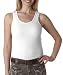 Bella Womens Baby Rib Wide Strap Tank