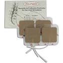 20 Electrodes 2" X 2" Square Re-Usable Electrodes - Multistick Gel - Non-Irritating to Skin