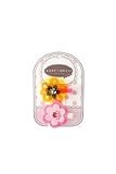 ベイビーデコ BABYDECO ヘアクリップ 2ピースセット フラワー OP  bdc0007-03 ピンは痛くないベロア素材