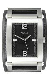 Guess' Men's Leather Collection watch #U10555G1