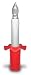Battery Operated Candle with Flanged Hand Grip For Caroling, Processions, Choirs, etc. (Lot of 5)