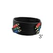 3RCA (Component Video) Male to Male Cable: 3 ft - by Abacus24-7