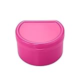 OraTek® Dental Denture Storage Case Box Mouthguard Container Pink