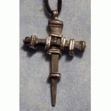 Nail Cross Necklace