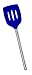 Tovolo Silicone Slotted Turner - Stratus Blue