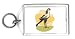Keychain with wild, life, fauna, serpentarius, birds, genus, sagittarius, bird
