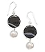 Banded Black Onyx and White Cultured Freshwater title=