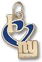 Chicago Bulls "I Heart Logo" 1/2" Enamel Enamel Pendant