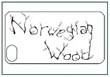 Norwegian Wood Kenichi Matsuyama Rinko Kikuchi iPhone 4 iPhone4 Black Designer Hard Case Cover Protector Bumper