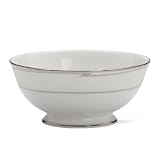 Lenox Tesoro Bone China Platinum Banded Fruit Bowl