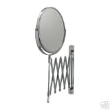 Ikea FRACK Magnifying Space Saver Expanding Wall Mirror / Exclusive Telescopic Cosmetic Wall Mirror