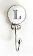Monogram Ceramic Wall and Jewelry Hook - L Monogram Ceramic Wall and Jewelry Hook - L