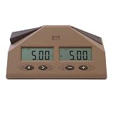 Brown Tan Digital BHB Chess Clock by BHB