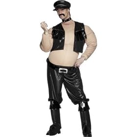 Fat Biker Costume - Men's