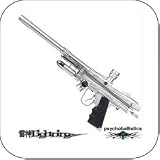 Psycho Ballistic Lightning Deluxe Paintball Gun (Silver)