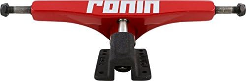 Ronin Cast 180mm/42.5deg Red/Black Longboard Trucks (Set of 2)