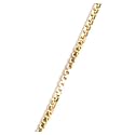 18kt Gold over Sterling Silver .015 Box Chain 18in Necklace - Perfect for Pendants