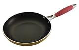 NapaStyle Porcelain Nonstick Aluminum 10-Inch Skillet, Mustard