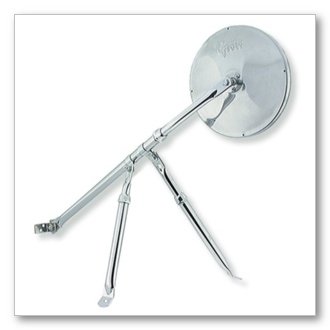 School Bus Exterior Blind Spot Mirror Assembly, Stainless Steel