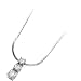 Stunning! 14k White-gold 3/4 CT TW Moissanite Pendant-necklace