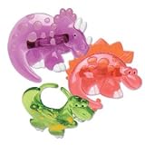 Dinosaurs Jewel Cupcake Rings - 12ct
