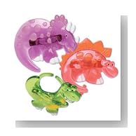 Dinosaurs Jewel Cupcake Rings - 12ct