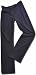 Adult Low Rise Tie Cord Waist Cotton Jersey Pants Black
