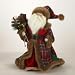 12" Woodland Rustic Santa Claus Christmas Figure