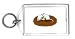 Keychain with mice, pair, cheese