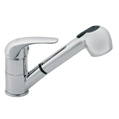 Sp�ltischarmatur mit Brause ausziehbar Chrom von Ferro