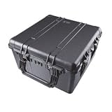 Pelican 1640 Watertight Hard Case with Cubed Foam Interior & 4 Wheels - Black